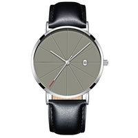 Simple Calendar Watch for Men - Creative Waterproof Quartz Watch