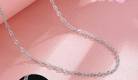 Elegant S925 Sterling Silver Necklace | Timeless, Hypoallergenic Jewelry for Every Occasion