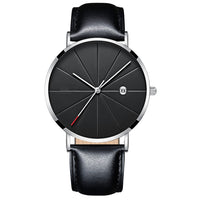 Simple Calendar Watch for Men - Creative Waterproof Quartz Watch