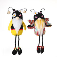 Bee Festival Flower Butterfly Doll | Long-Legged Faceless Plush Toy for Nature Lovers