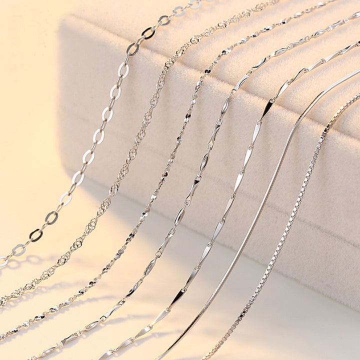 Elegant S925 Sterling Silver Necklace | Timeless, Hypoallergenic Jewelry for Every Occasion