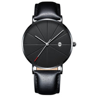 Simple Calendar Watch for Men - Creative Waterproof Quartz Watch