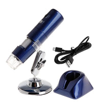 WiFi Digital 1000x USB Microscope Magnifier Camera - 3 Colors - 8 LED -1080P - Compatible with Android, iOS, iPhone, iPad