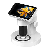 LCD Digital Microscope 1000x HD with Screen, Stand, Camera for Coins, Children, Biological Microscopy - Photo & Video Recording"