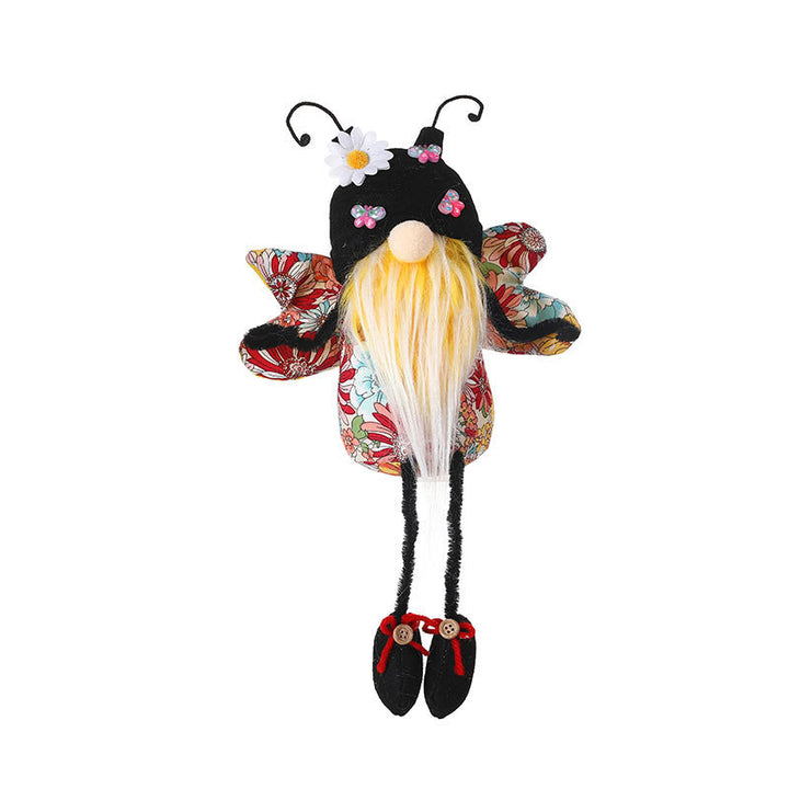 Bee Festival Flower Butterfly Doll | Long-Legged Faceless Plush Toy for Nature Lovers