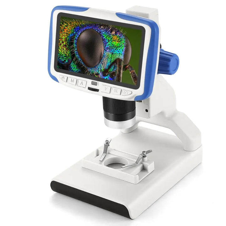Andonstar AD205 Mini Digital Microscope with 5 Inch LCD Screen - Ideal for Students, Educators, and Hobbyists