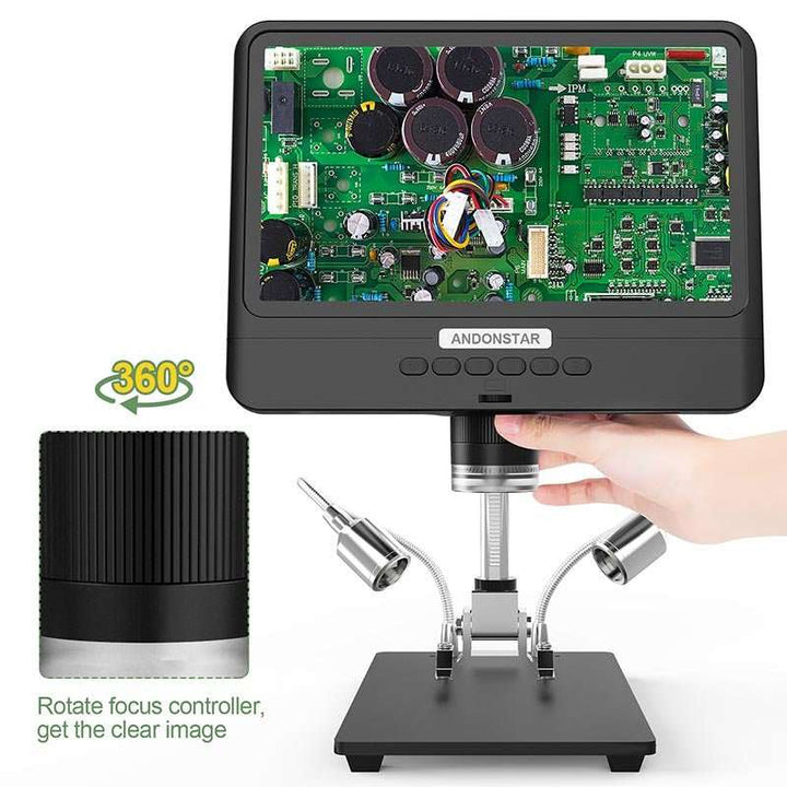 MagiScope Adjustable LCD Display Soldering Microscope - MagiLens